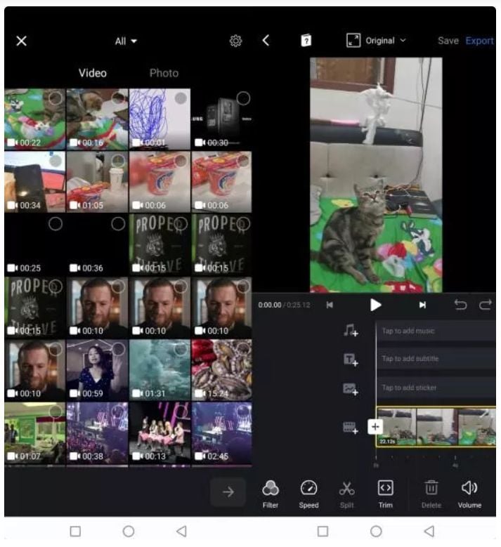 Cara Membuat Projek Baru Di Aplikasi Vn Video Editor Android