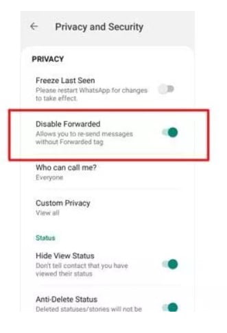 Cara Menghilangkan Tag Forwarded Di Whatsapp