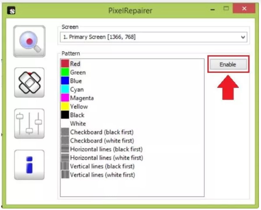 Cara Menguji Pixelrepairer Untuk Melihat Monitor Rusak