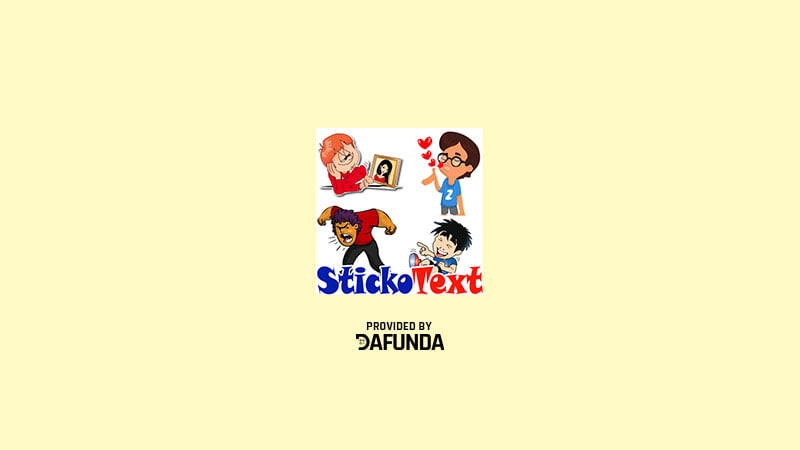 Download StickoText Terbaru