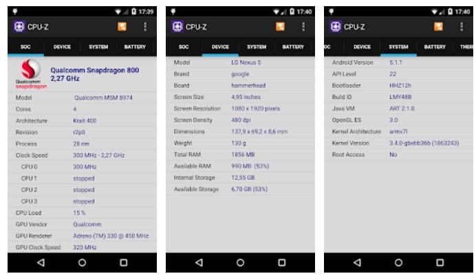 Download Cpu Z Android