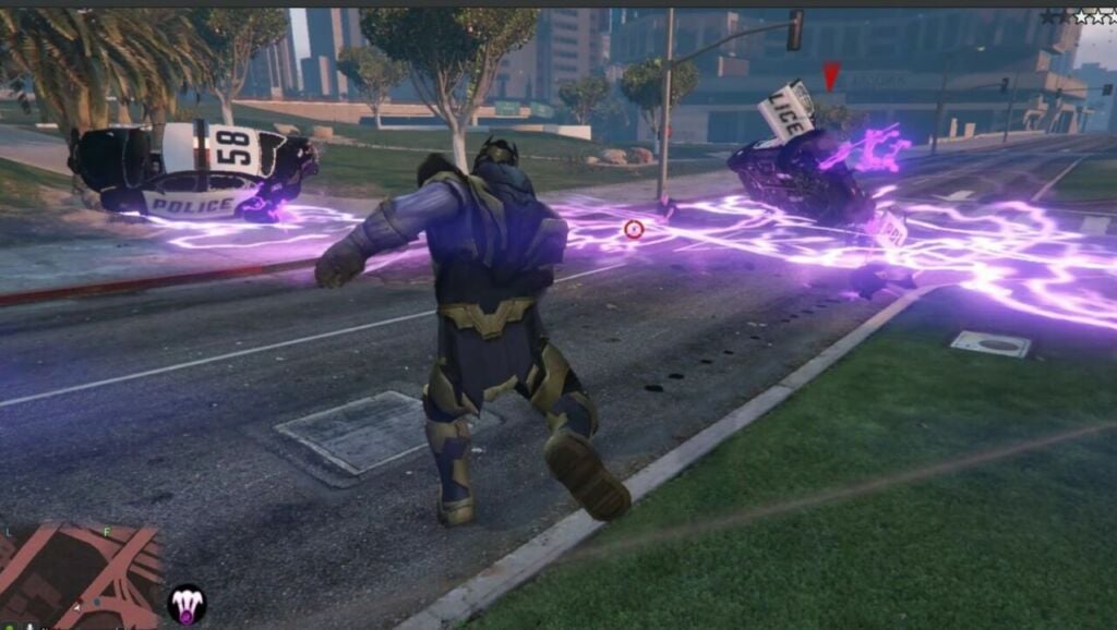 Mod Grand Theft Auto 5 Thanos Endgame