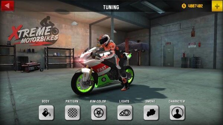 Gameplay Xtreme Motorbikes Mod Apk