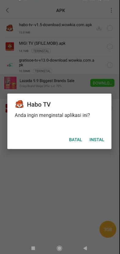 Install Habo Tv