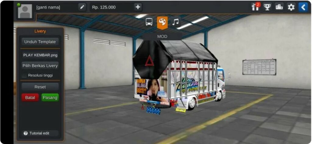 Link Download Mod Bussid Truck Tawakal 5 Full Anim