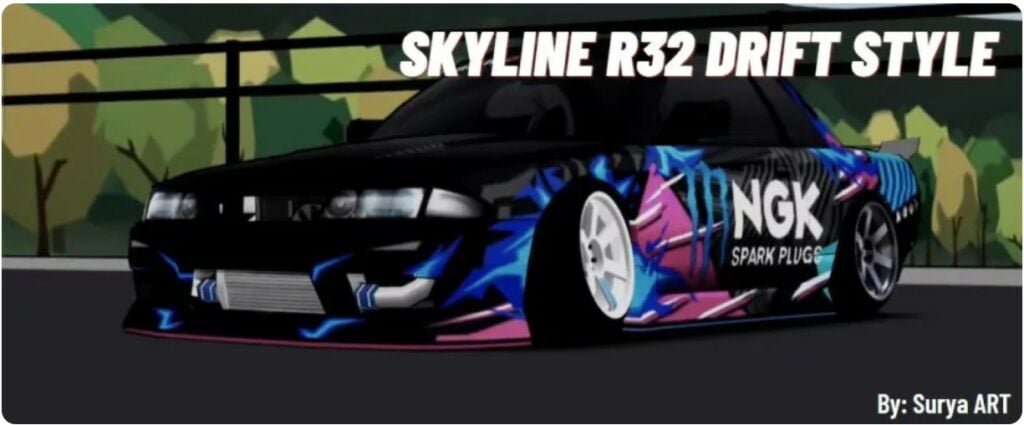 Nissan Skyline R32 Drift Style
