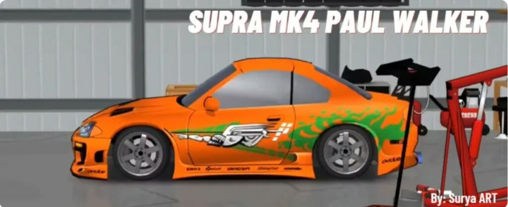 Supra Mk4 Paul Walker Fast Furious