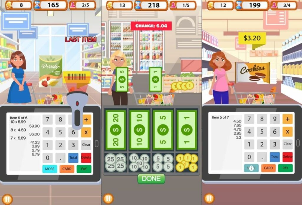 Download Supermarket Cashier Simulator Mod Apk Unlimited Money