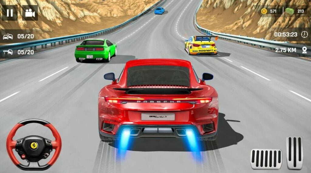 Fitur Speed Car Racing 3d Car Game Mod Apk Unlimited Money