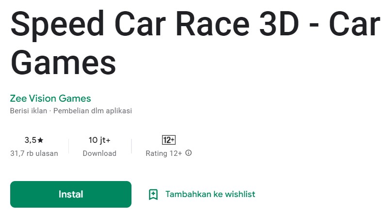 Install Speed Car Racing 3d Car Game Apk