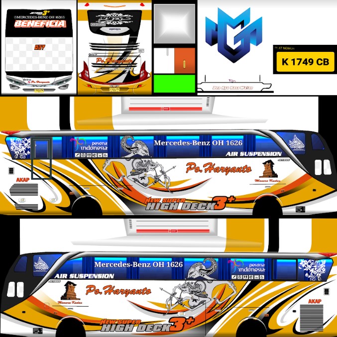 Livery Bussid Png Po Haryanto