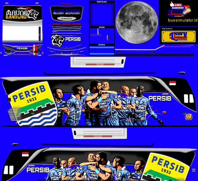 Livery Bussid Png Persib