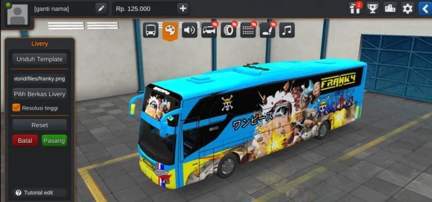 Livery Faranky Untuk Bus Original Bussid