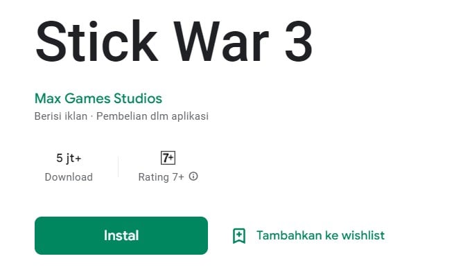 Install Stick War 3