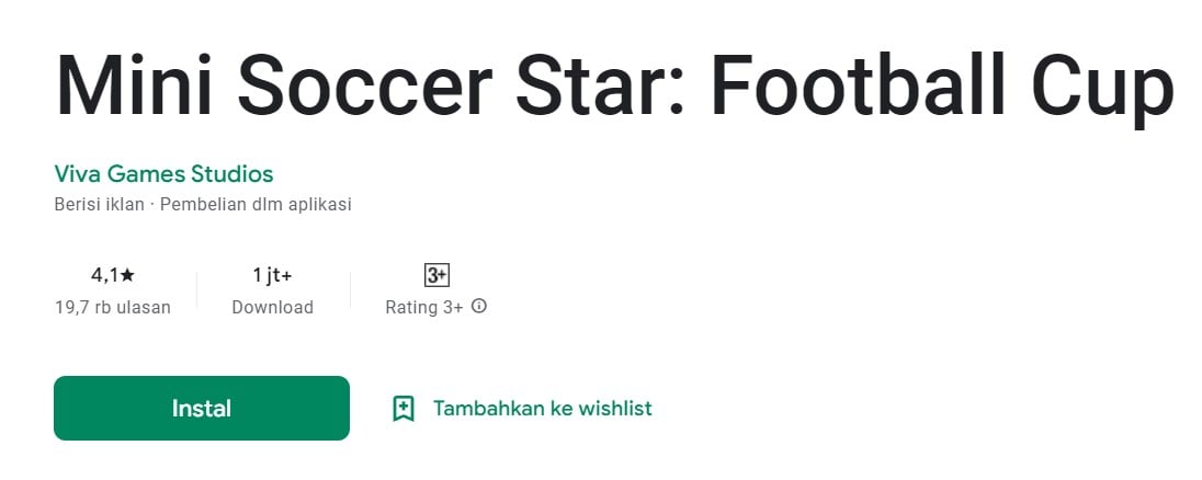 Install Mini Soccer Star Mod Apk