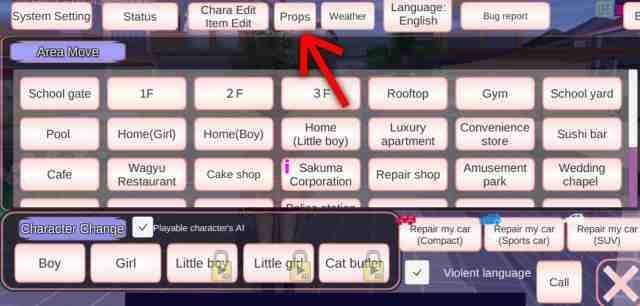 Cara Memasukkan Id Props Di Sakura School Simulator