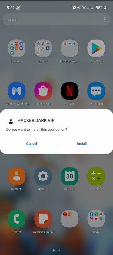 Install Apk Hacker Dark Vip