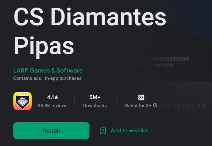 CS Diamantes Pipas Mod APK