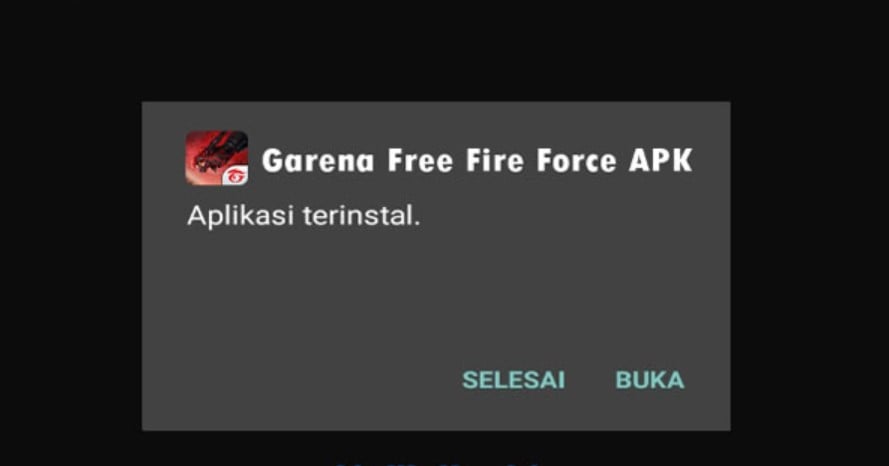 Install Free Fire Force Apk