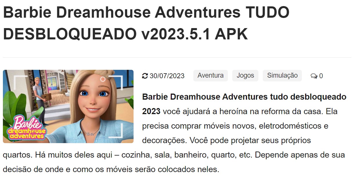 Barbie Dreamhouse Adventures All Unlocked