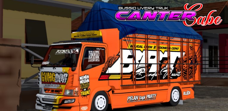 Mod Bussid Truck Canter Cabe
