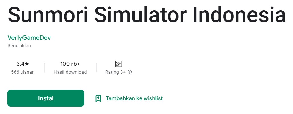 Install Sunmori Simulator Indonesia
