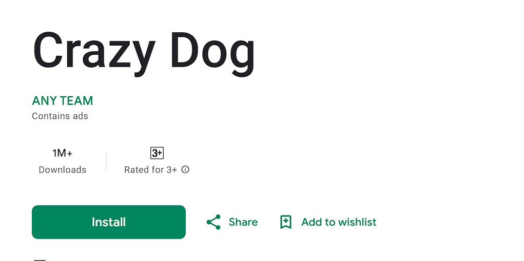 Install Crazy Dog Apk