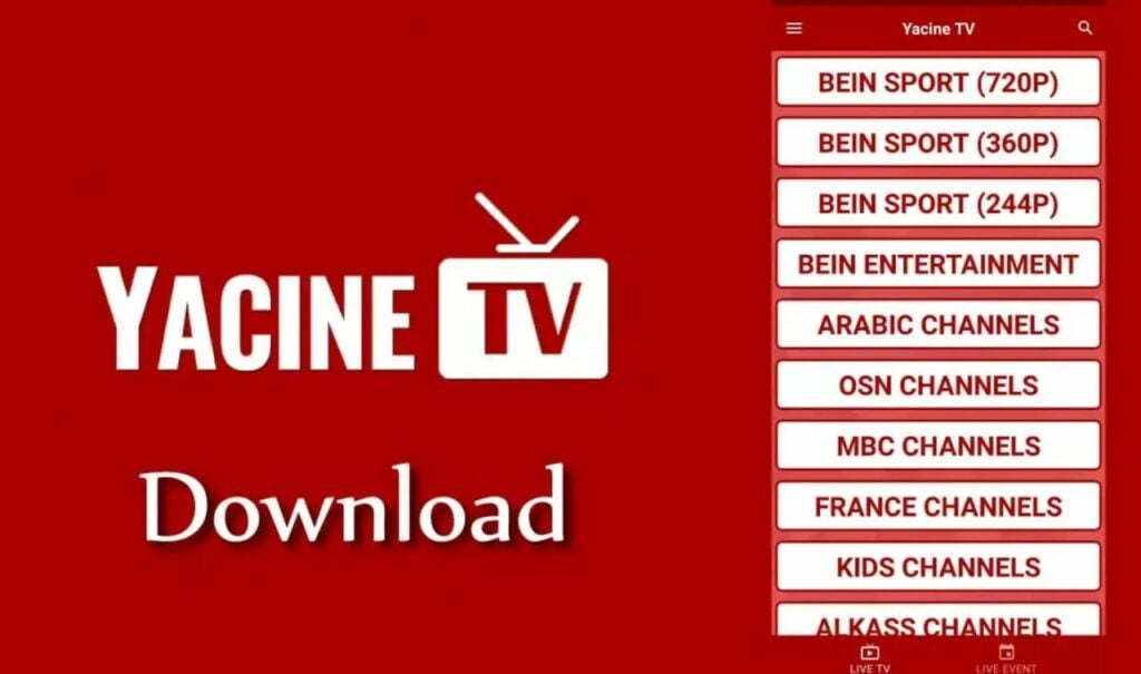 Yacine Tv Mod Apk