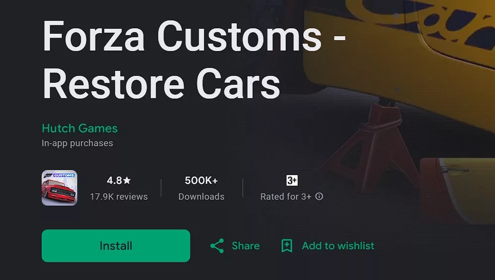 Install Forza Custom Mod Apk