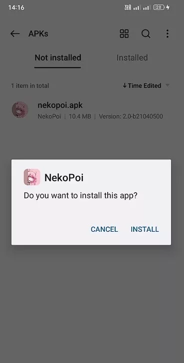 Install Nekopoi Mod Apk