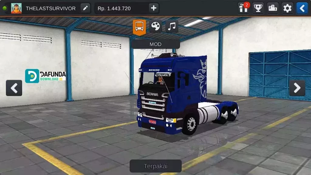Mod Trailer Scania Hanya Kepala