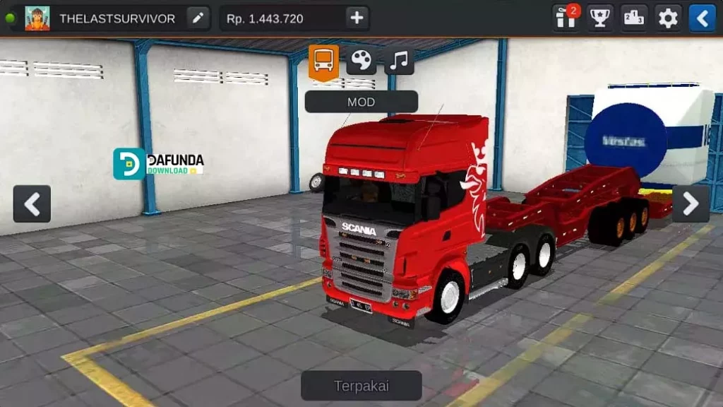 Trailer Scania Oversize V1