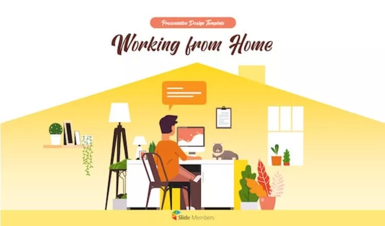 Template Work From Home Design