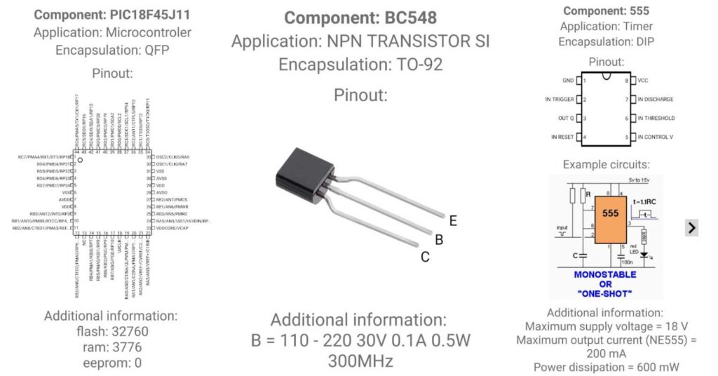 Download Electronic Component Pinouts Mod Apk