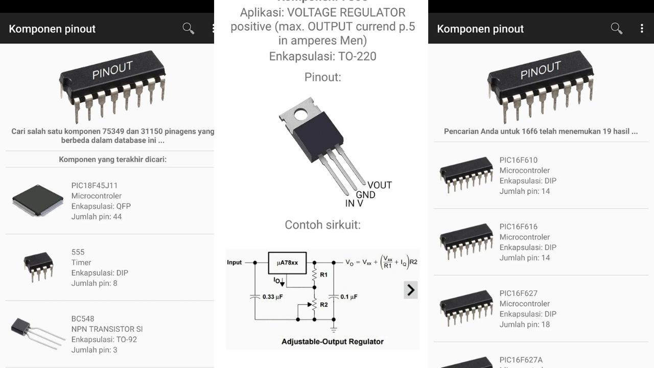 Electronic Component Pinouts Mod Apk