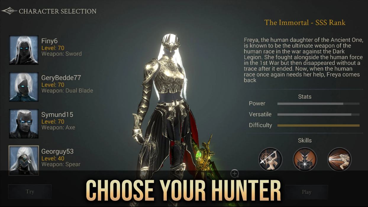 Demon Hunter Shadow World Apk