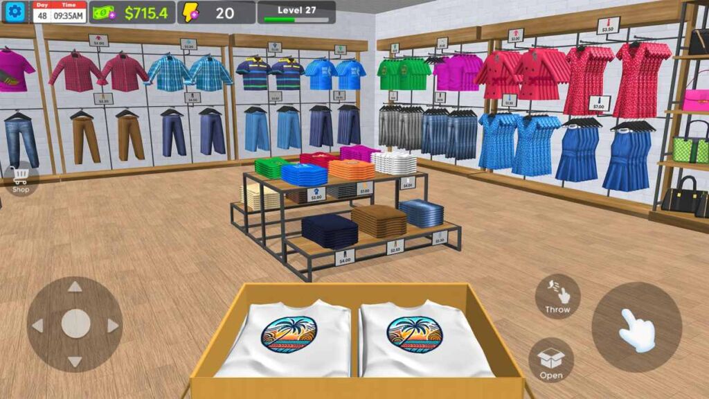 Garments Shop Simulator Game