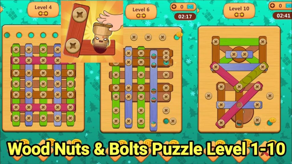 Wood Nuts & Bolts Puzzle Apk