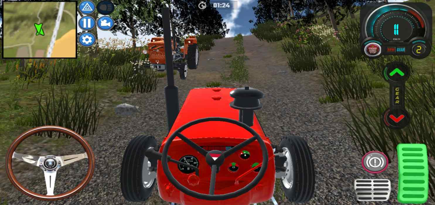 Tractor Forest Farm Simulator 3